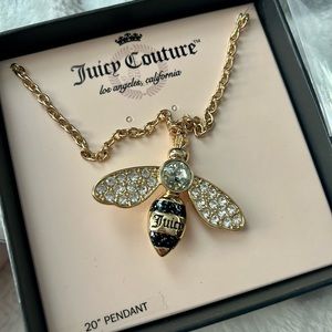 Juicy Couture bee necklace- new in box